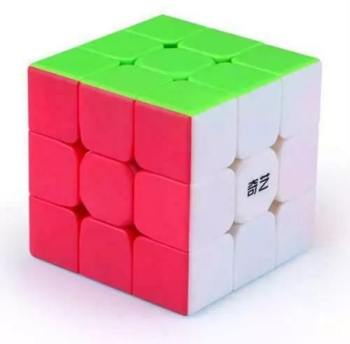 Puzzle toy cube 3x3 Qiyi Warrior W stickerless speed cube magic Twist Kids