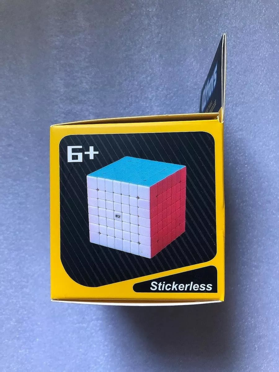 Puzzle Toy Magic Cube 7X7 Stickerless Super Smooth Fast Speed Cube Qiyi